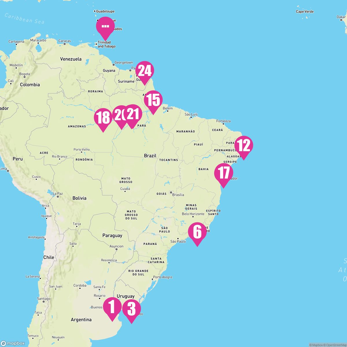 25 Night Carnival Rio & Amazon Voyage (Buenos Aires To Bridgetown)