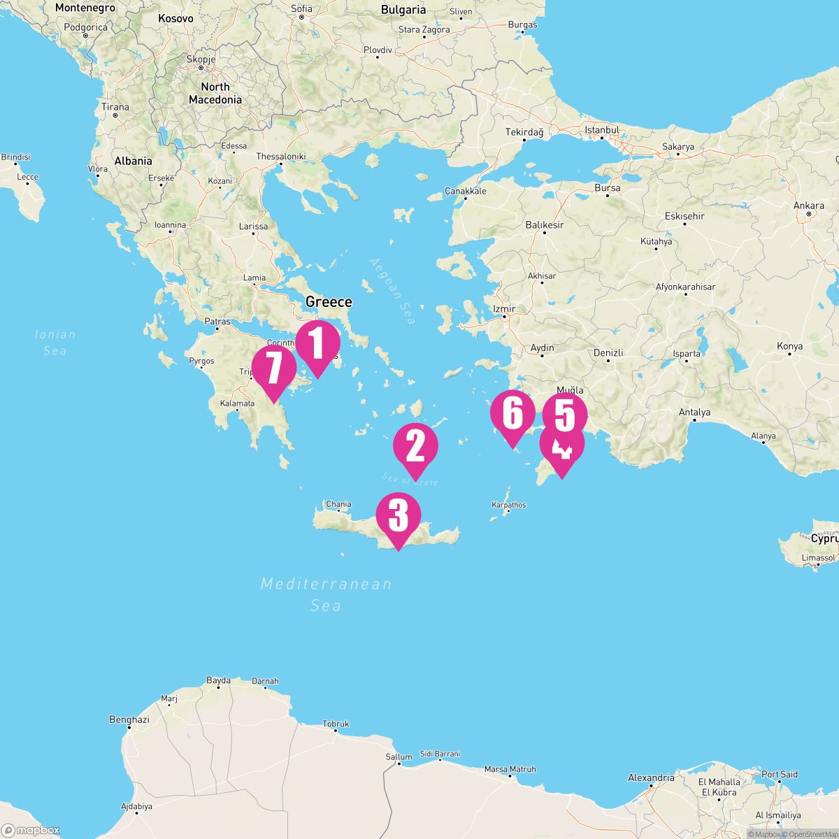 7 Night Greece Intensive (Athens Roundtrip)