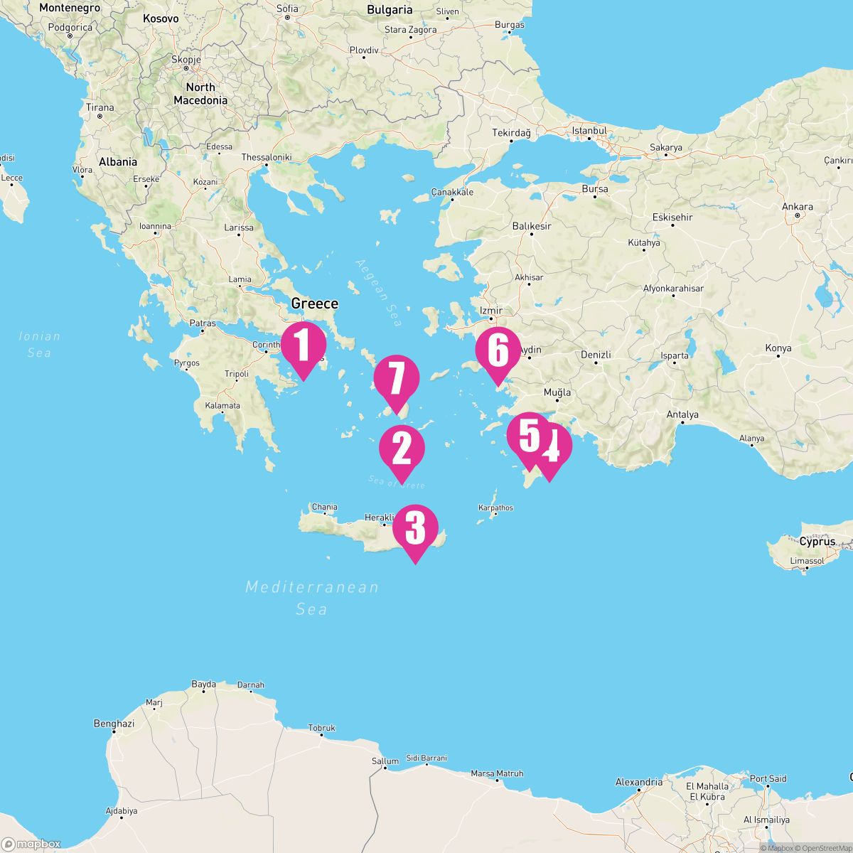 7 Night Greece Intensive (Athens Roundtrip)