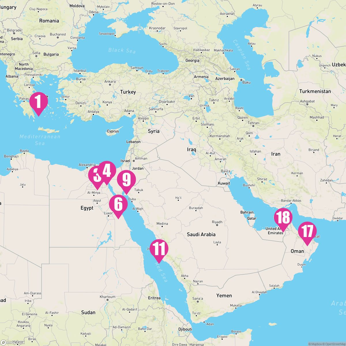 18 Night Ancient Trade Routes (Athens To Dubai)