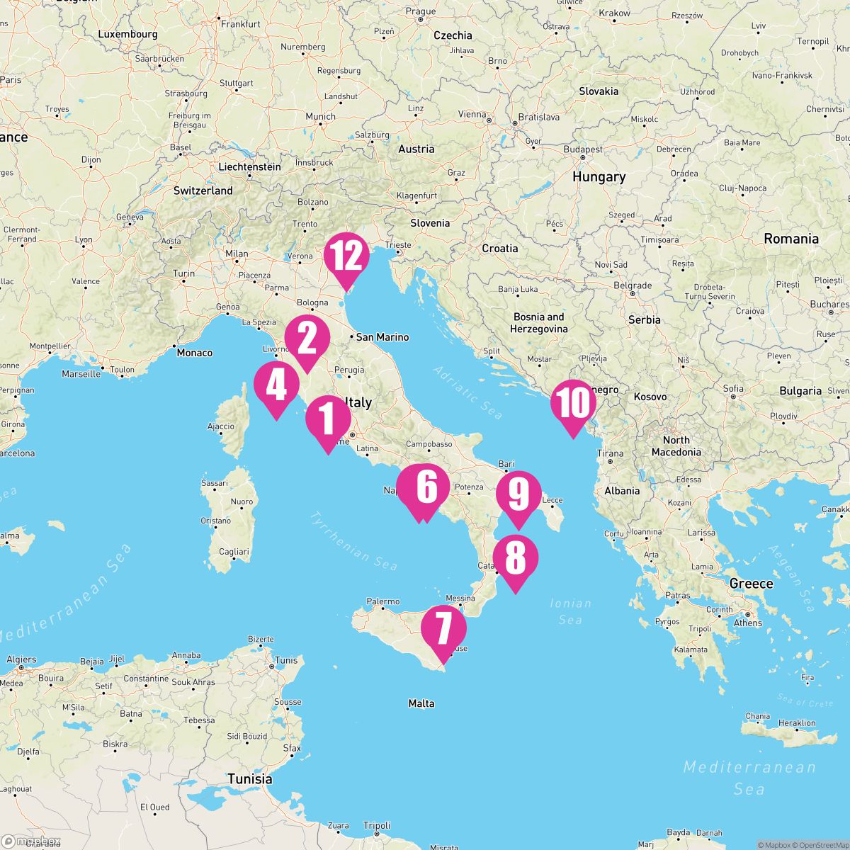 12 Night Italy Intensive (Rome To Venice)