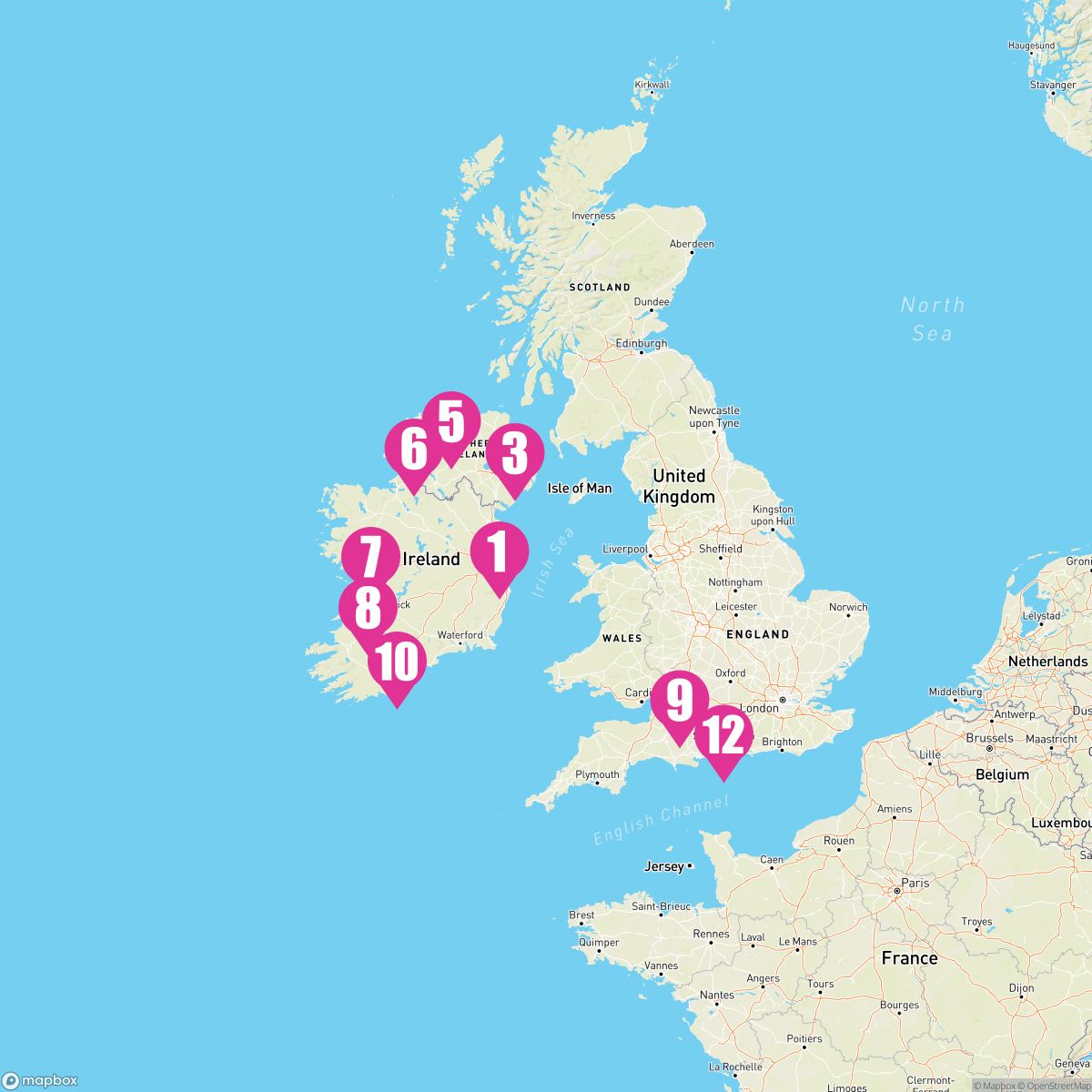 11 Night Ireland Intensive (Dublin To Southampton)