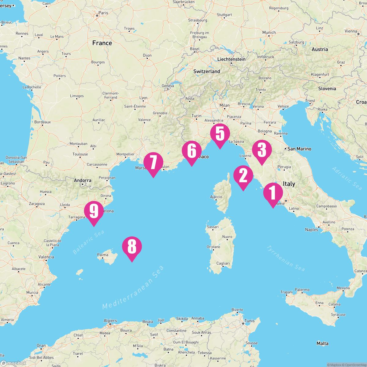 9 Night Cities Of The Western Med (Rome To Barcelona)