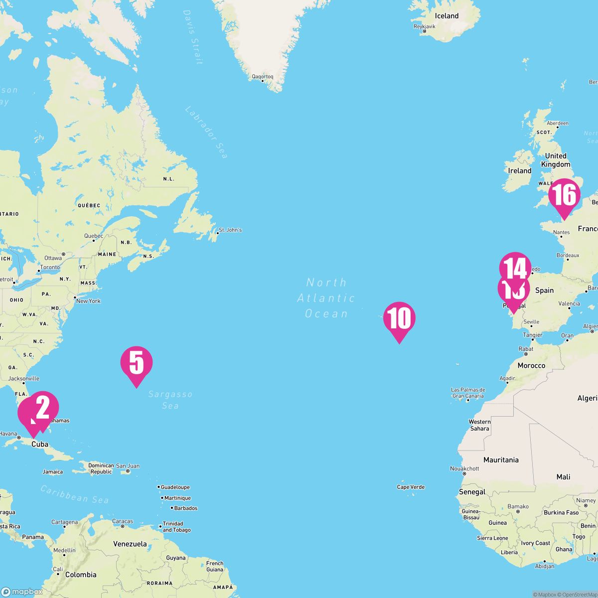 15 Night Portugal & Spain Transatlantic (Miami To Portsmouth)