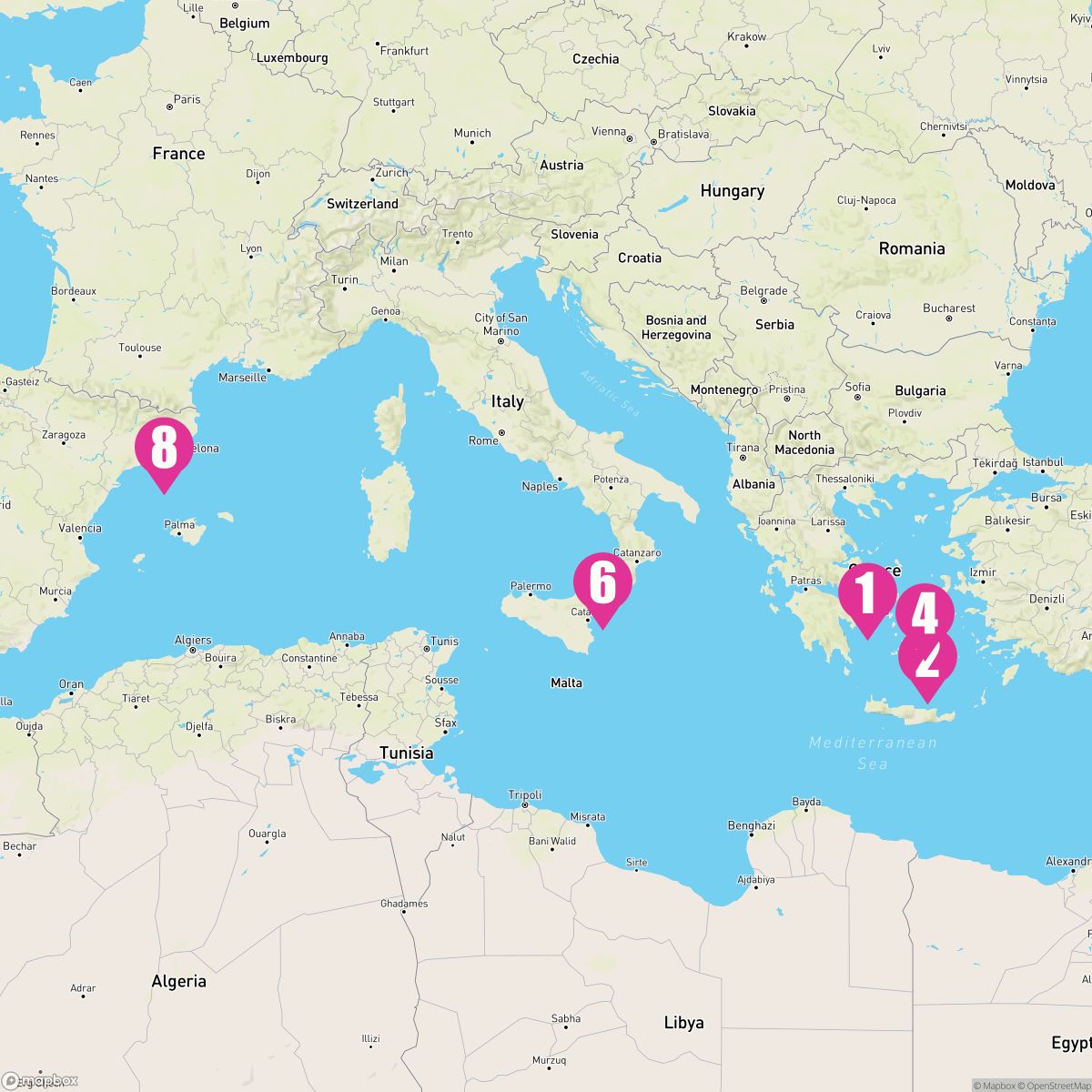 7 Night Greece Turkey & Italy (Athens To Barcelona)