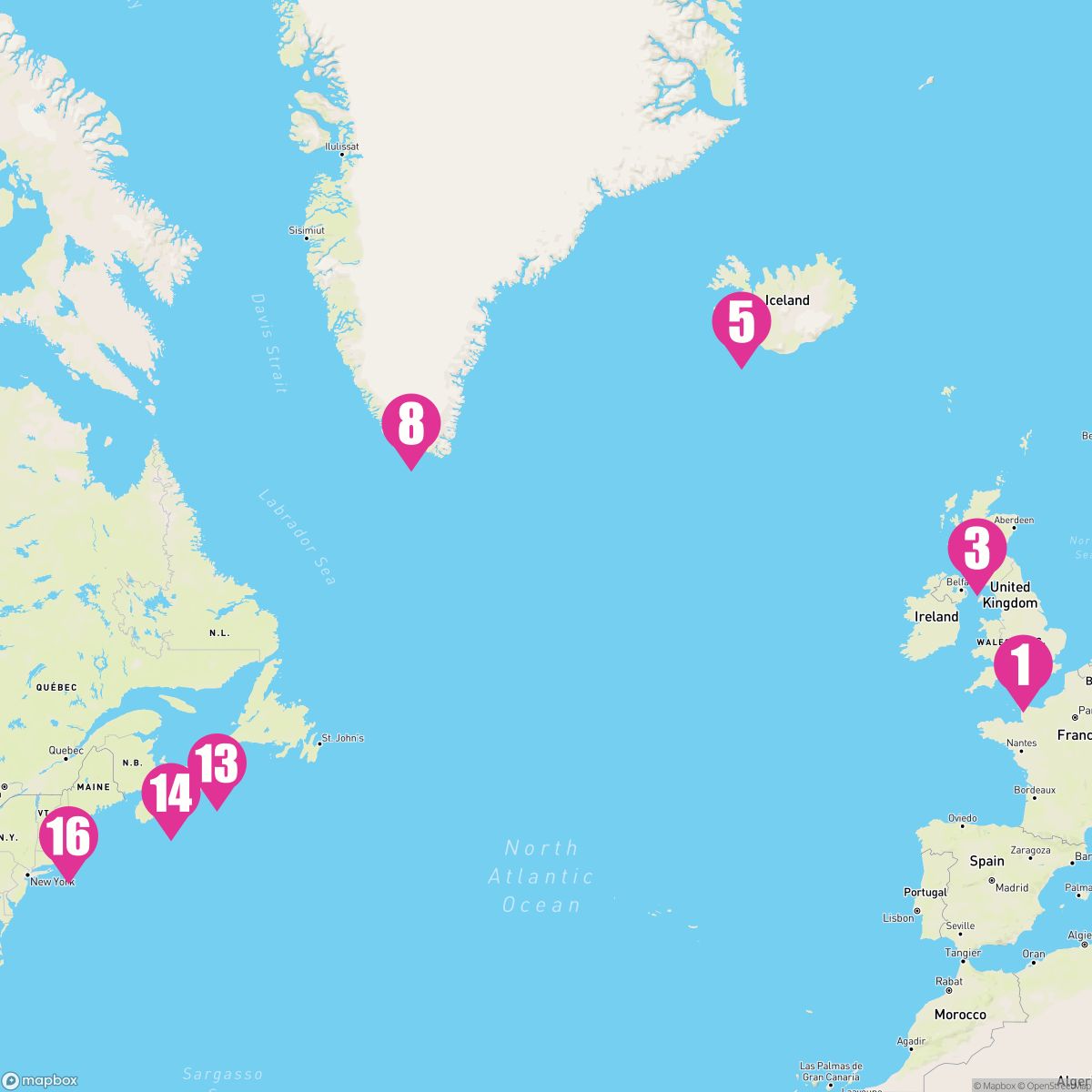 15 Night Iceland & Greenland Transatlantic (Southampton To Boston)