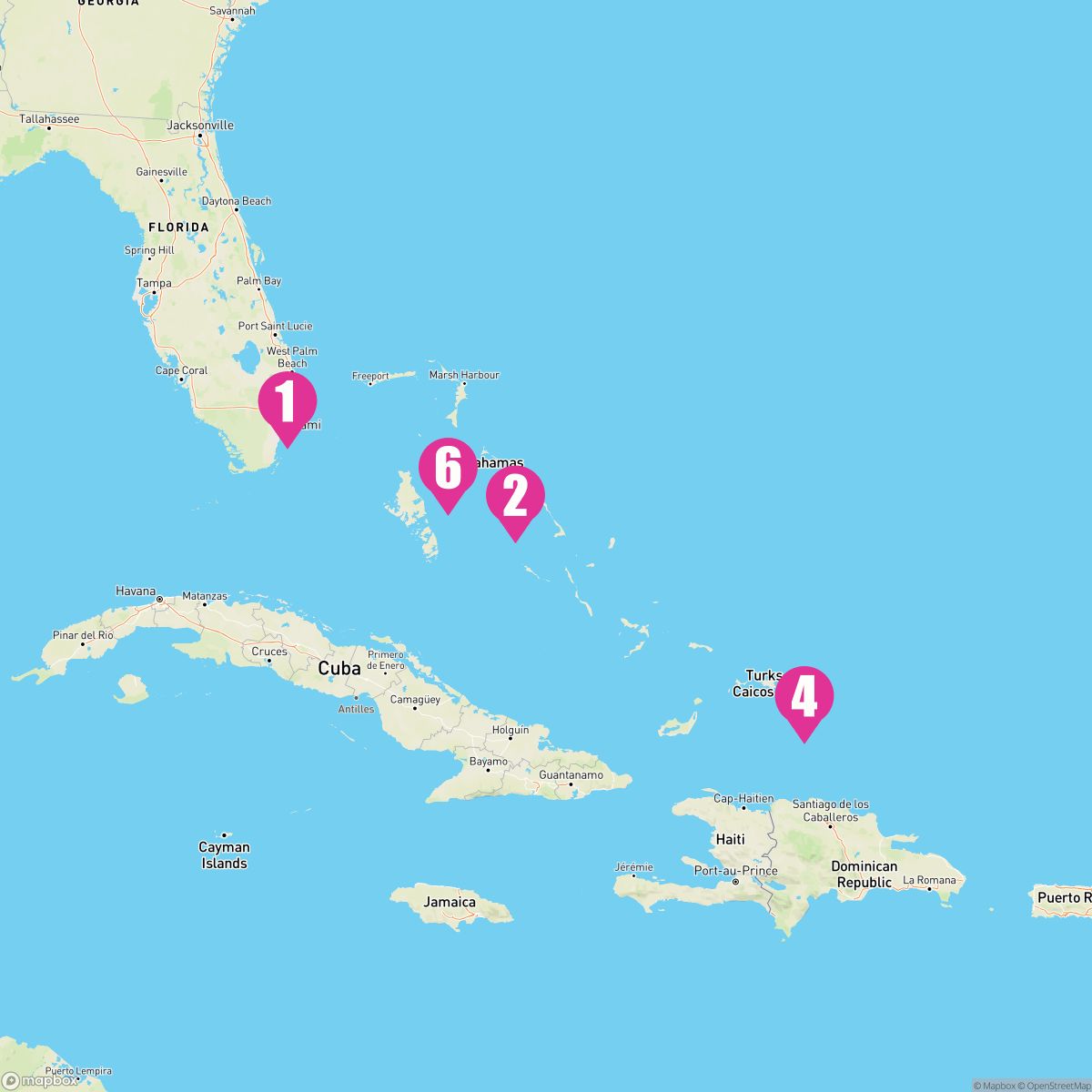 6 Night Eastern Caribbean With Bahamas (Ft. Lauderdale Roundtrip)