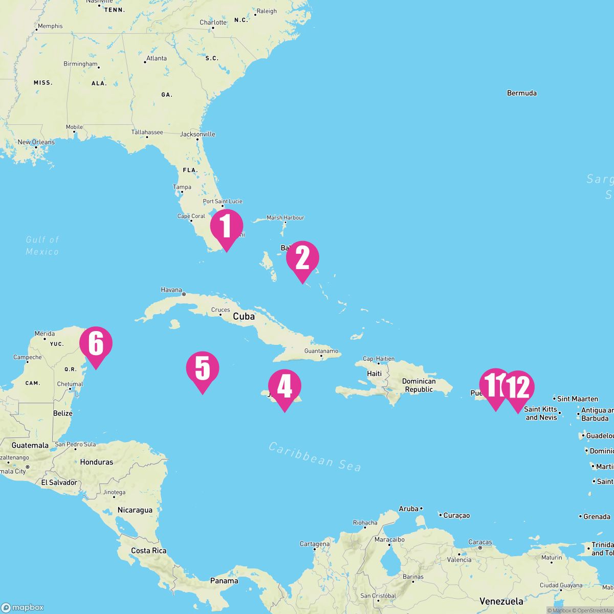 14 Night Caribbean East/West Adventurer (Ft. Lauderdale Roundtrip)