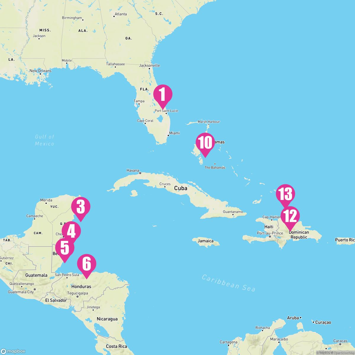 14 Night Caribbean East/West Adventurer (Port Canaveral Roundtrip)