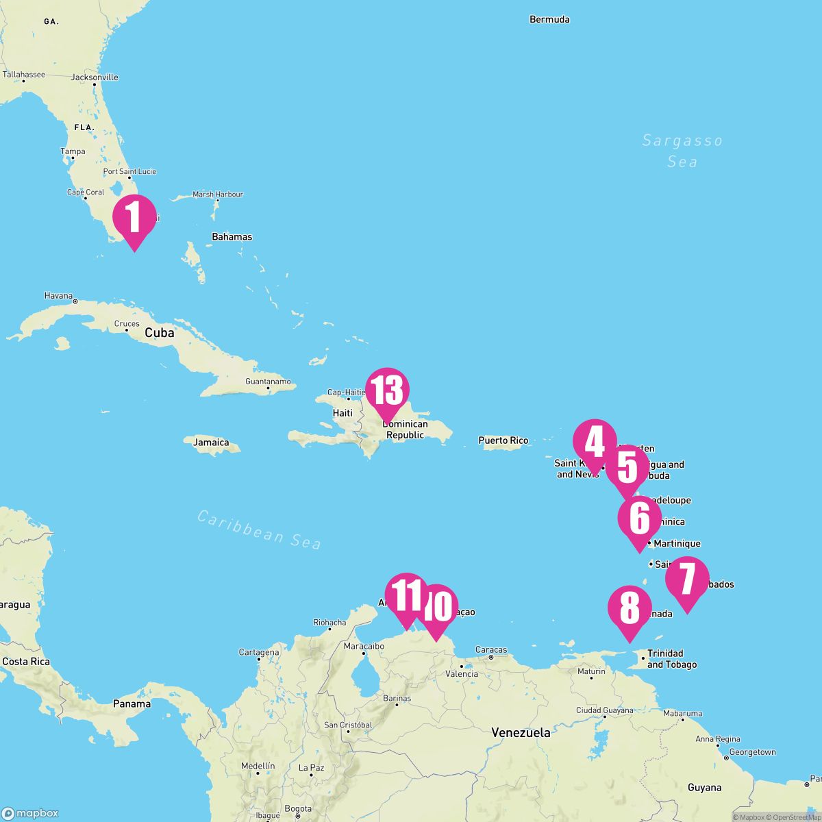 14 Night Southern Caribbean: Carnival Journeys (Miami Roundtrip)