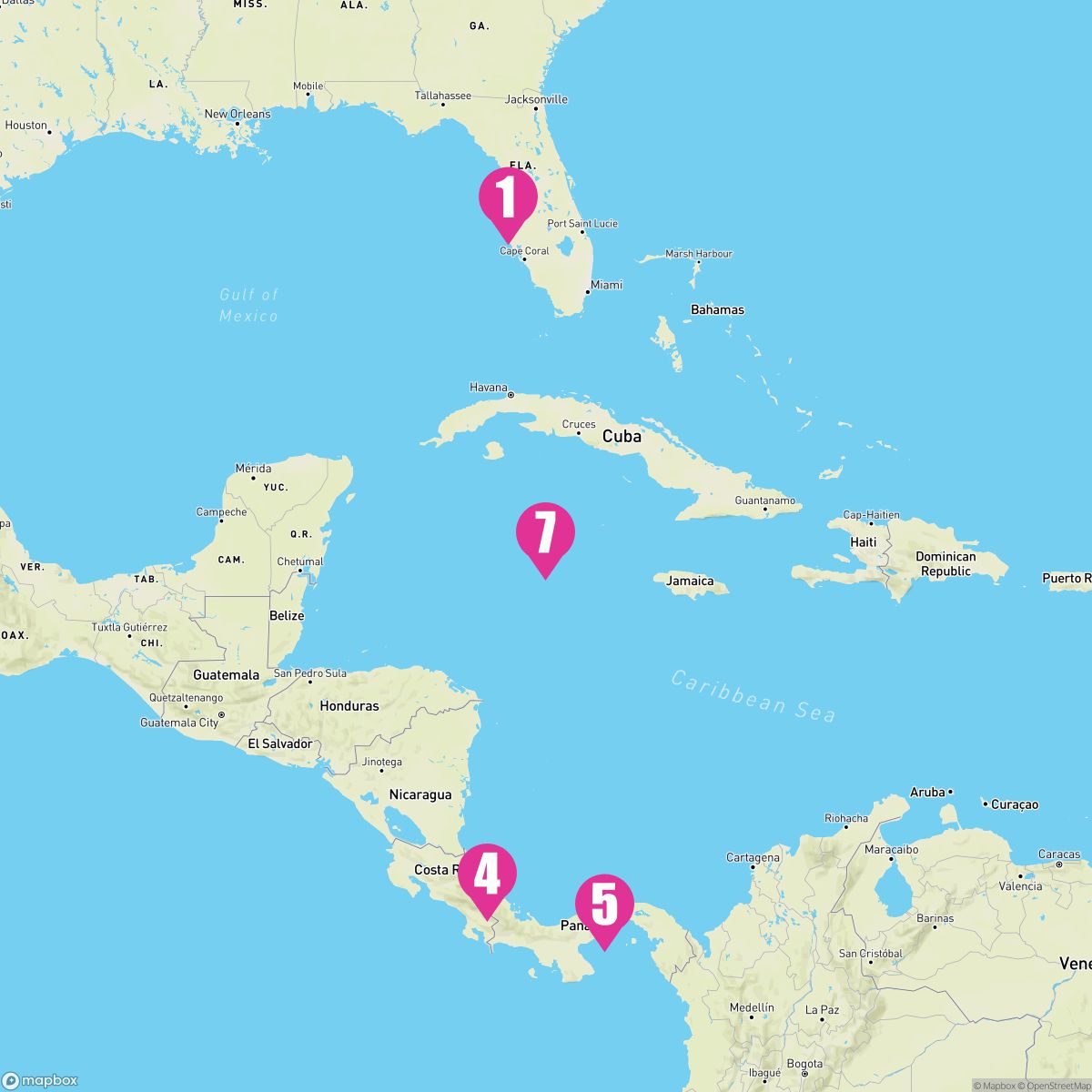 8 Night Panama Canal - Partial Transit (Tampa Roundtrip)