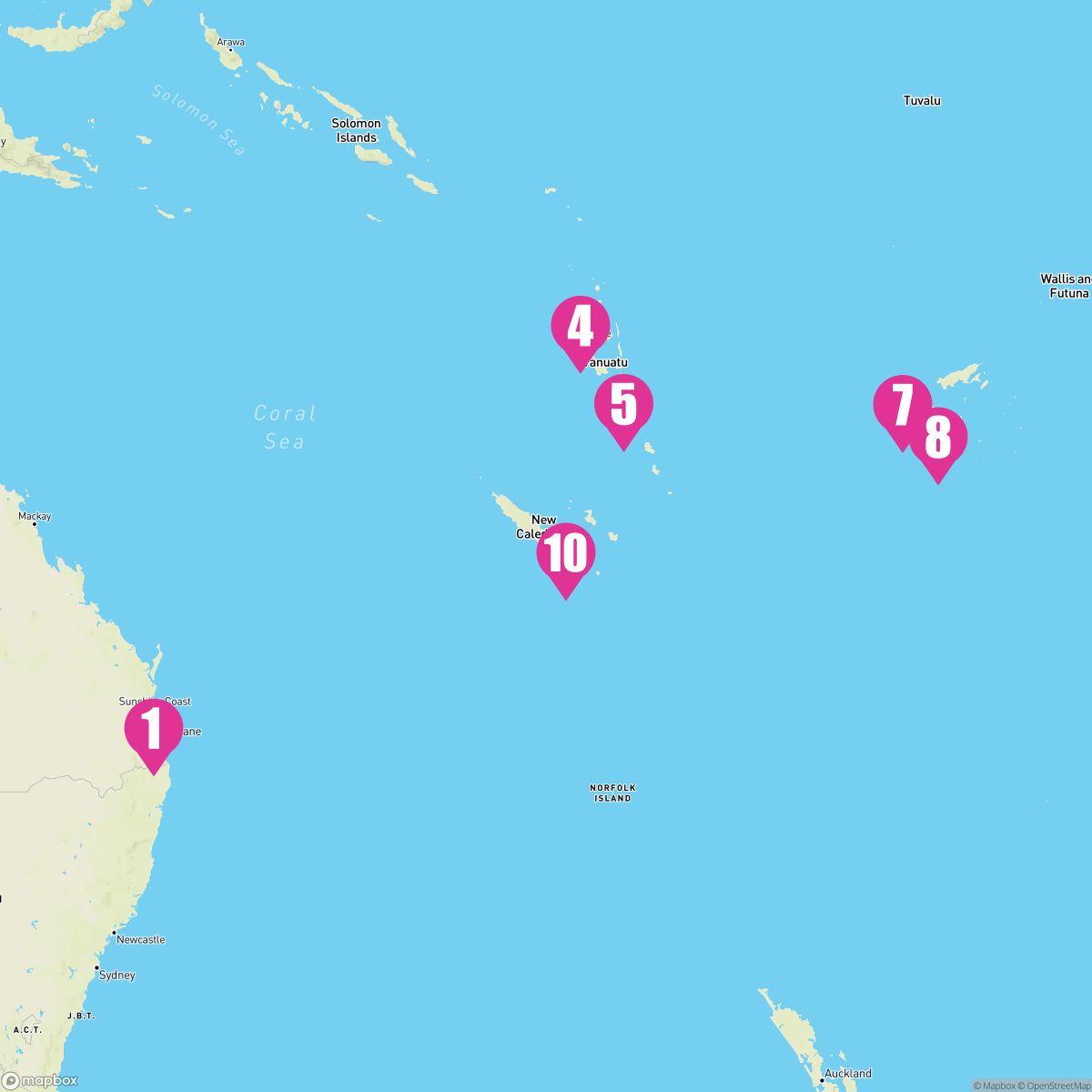 11 Night South Pacific (Brisbane Roundtrip)