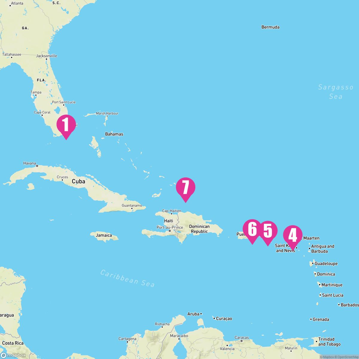 8 Night Eastern Caribbean (Miami Roundtrip)