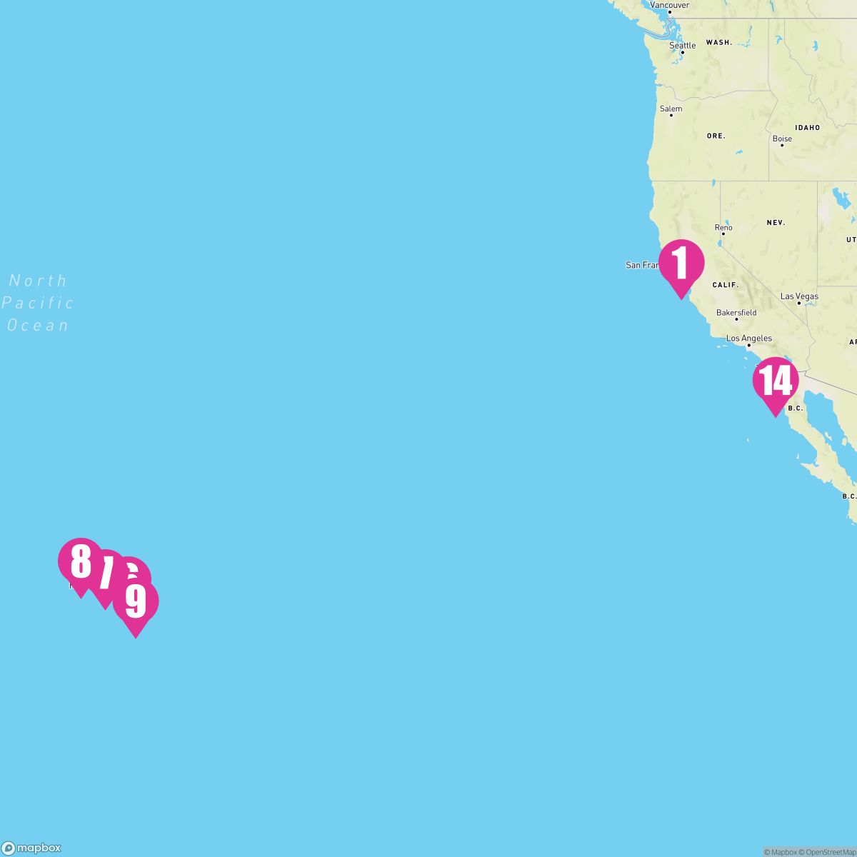 15 Night Hawaii: Carnival Journeys (San Francisco Roundtrip)
