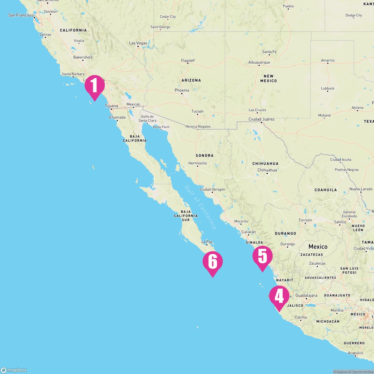 7 Night Mexican Riviera (Los Angles Roundtrip)