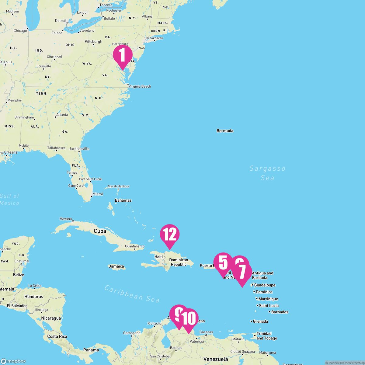 14 Night Southern Caribbean: Carnival Journeys (Baltimore Roundtrip)