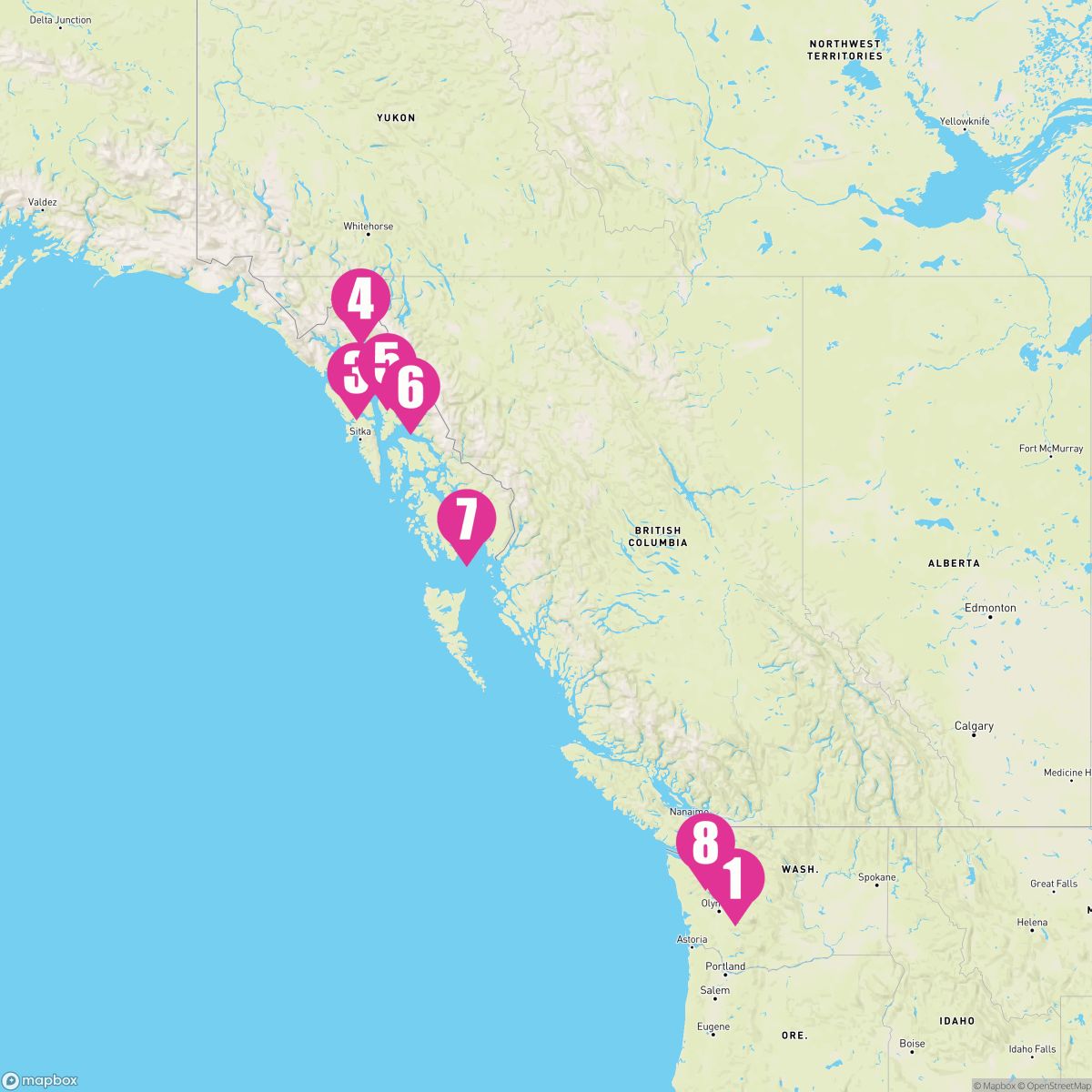 8 Night Alaska (Seattle Roundtrip)