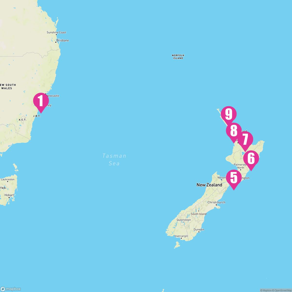 11 Night New Zealand - Carnival Journeys (Sydney Roundtrip)