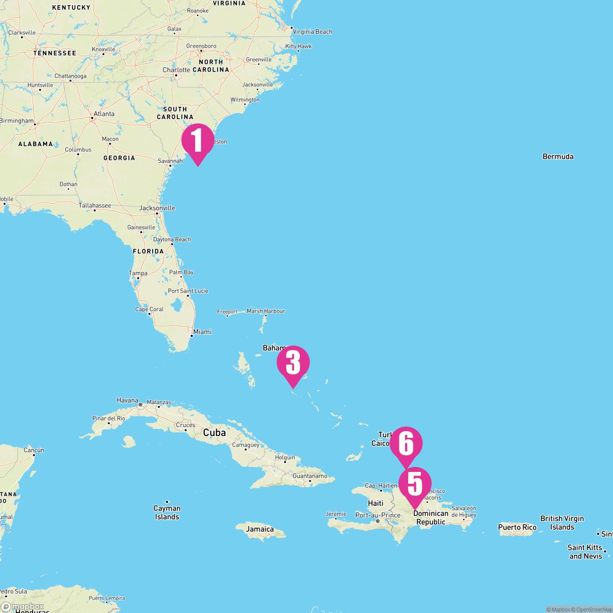 8 Night Eastern Caribbean (Charleston Roundtrip)