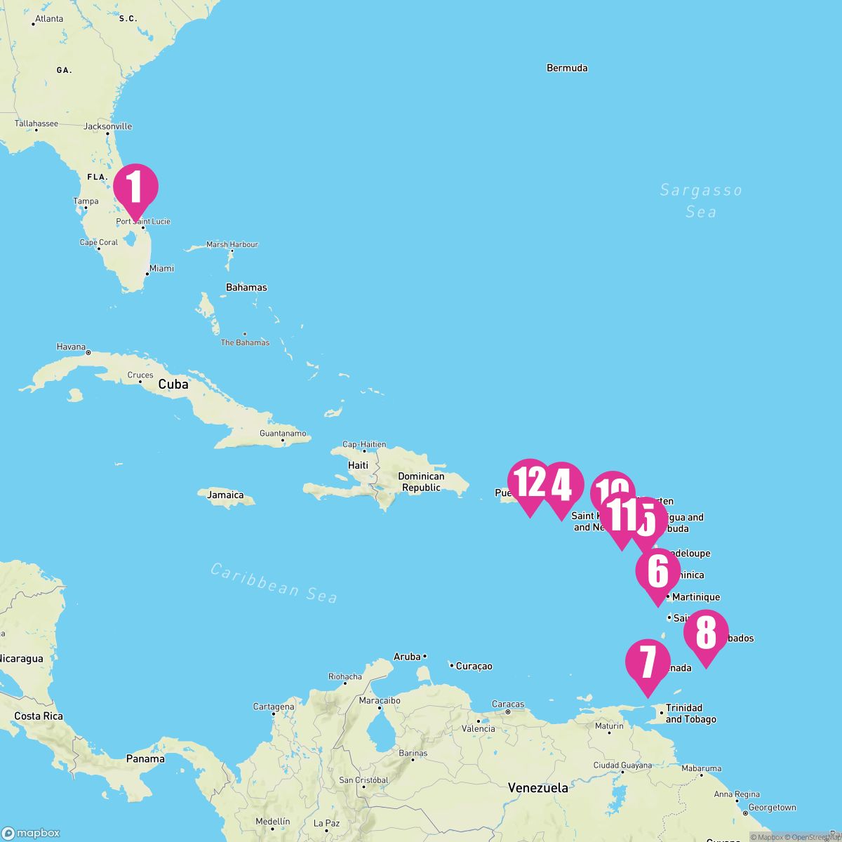 14 Night Southern Caribbean - Carnival Journeys (Port Canaveral Roundtrip)