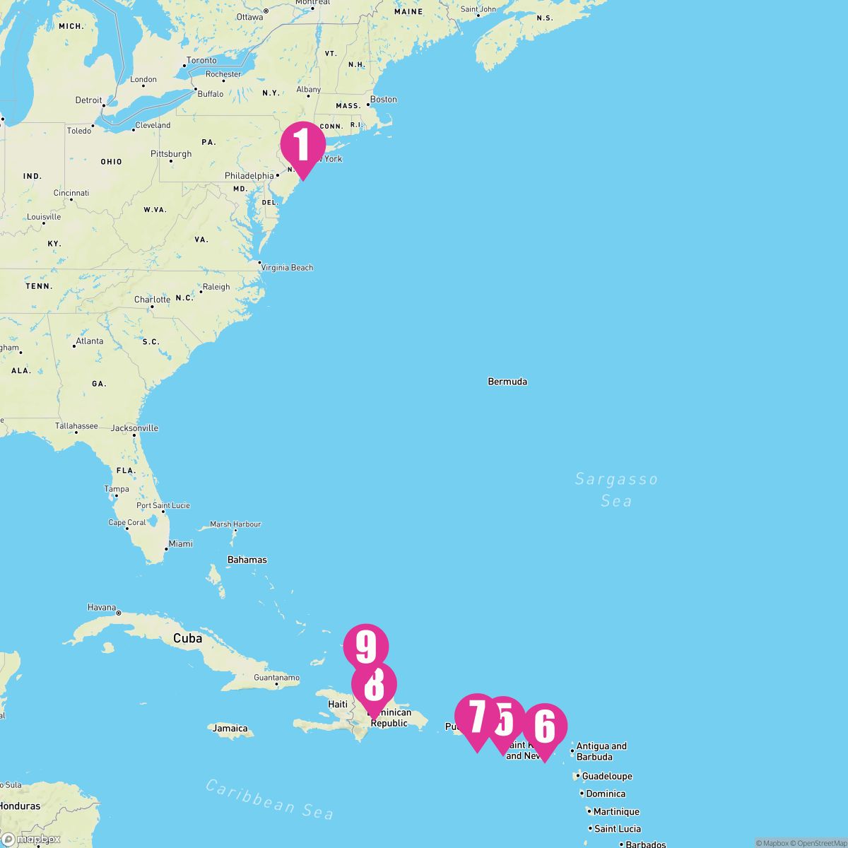 11 Night Eastern Caribbean (New York Roundtrip)