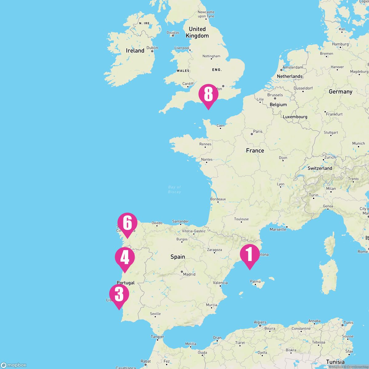 7 Night Spain & Portugal (Barcelona To Southampton)