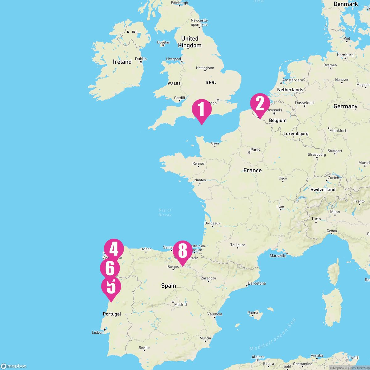 9 Night Spain & Portugal (Southampton Roundtrip)