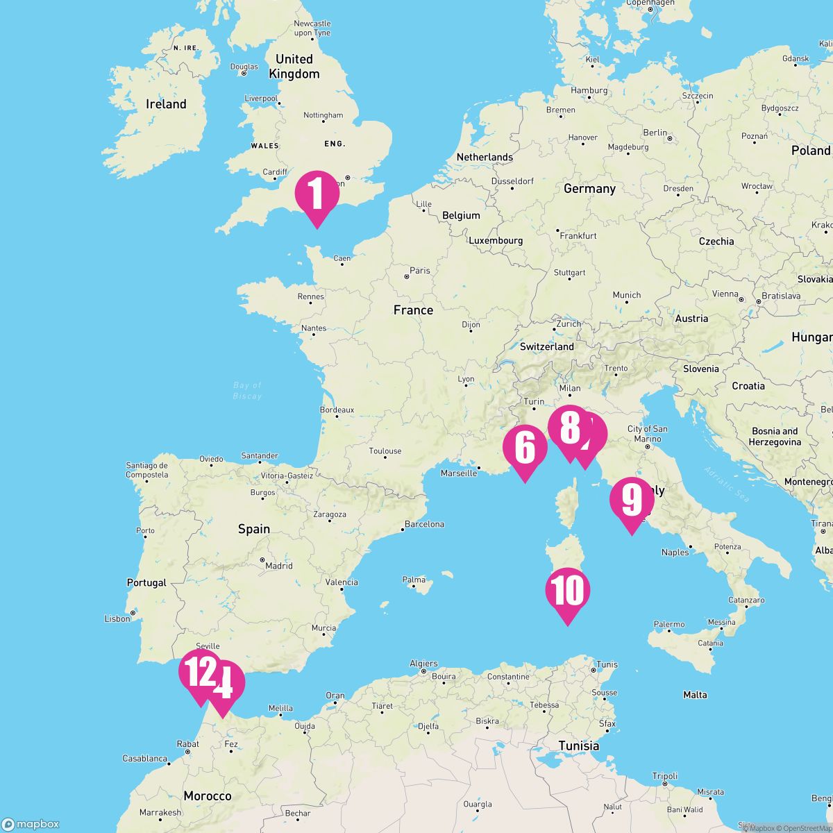 14 Night Mediterranean Italy & Spain (Southampton Roundtrip)