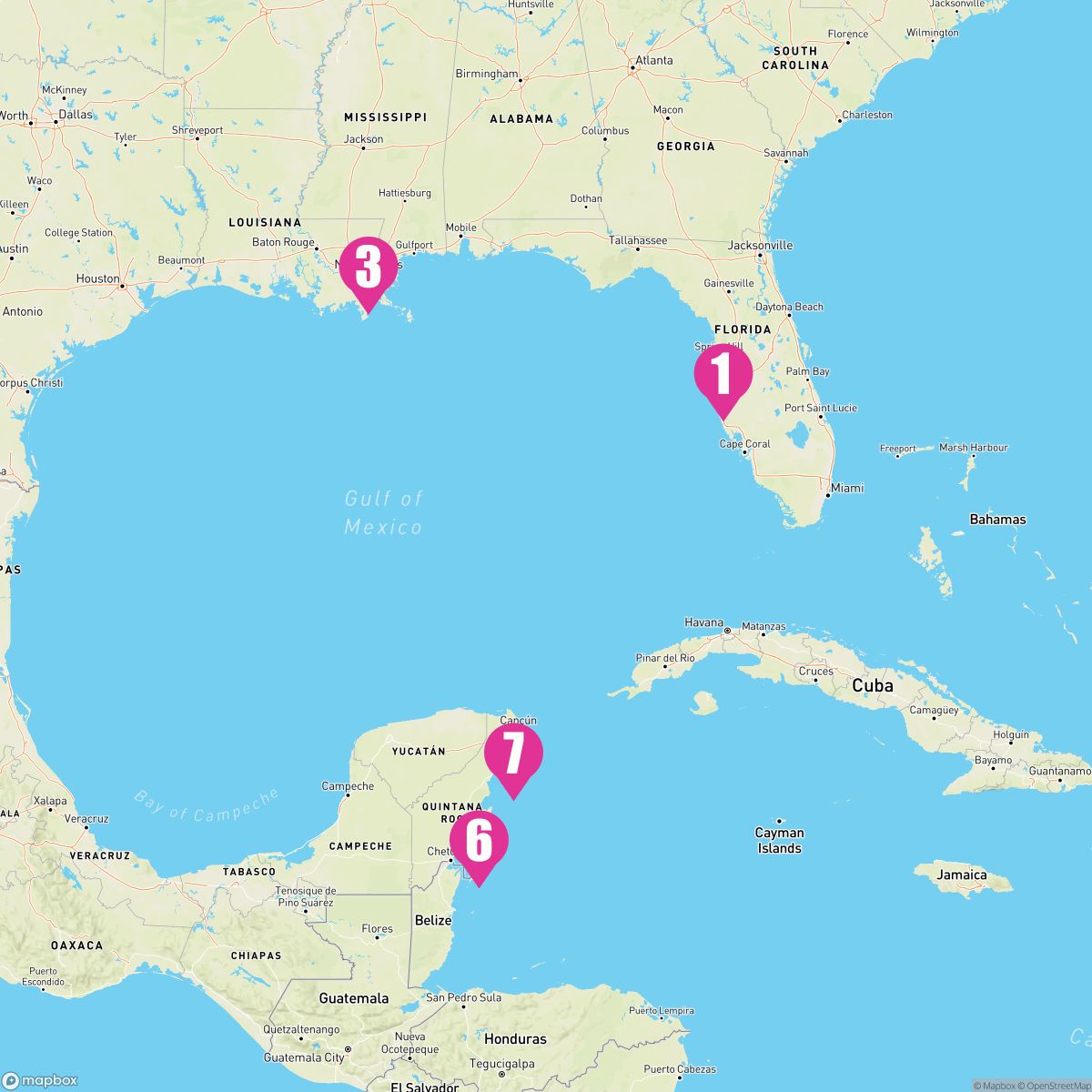 8 Night New Orleans & The Caribbean (Tampa Roundtrip)
