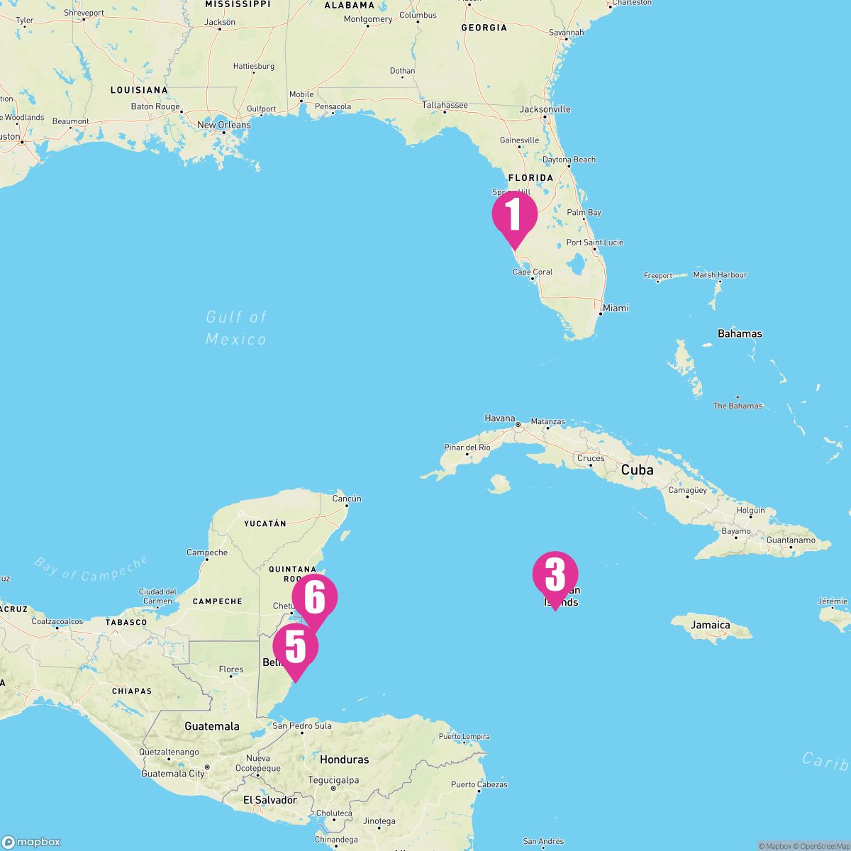 7 Night Grand Cayman Belize & Mexico (Tampa Roundtrip)