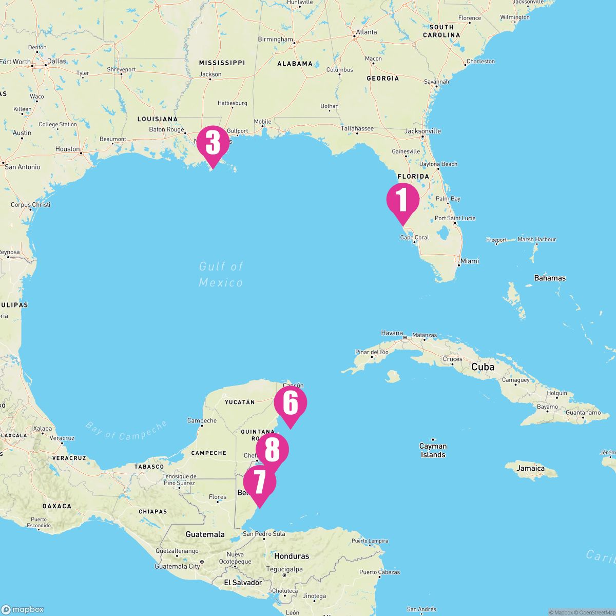 9 Night New Orleans & Western Caribbean (Tampa Roundtrip)