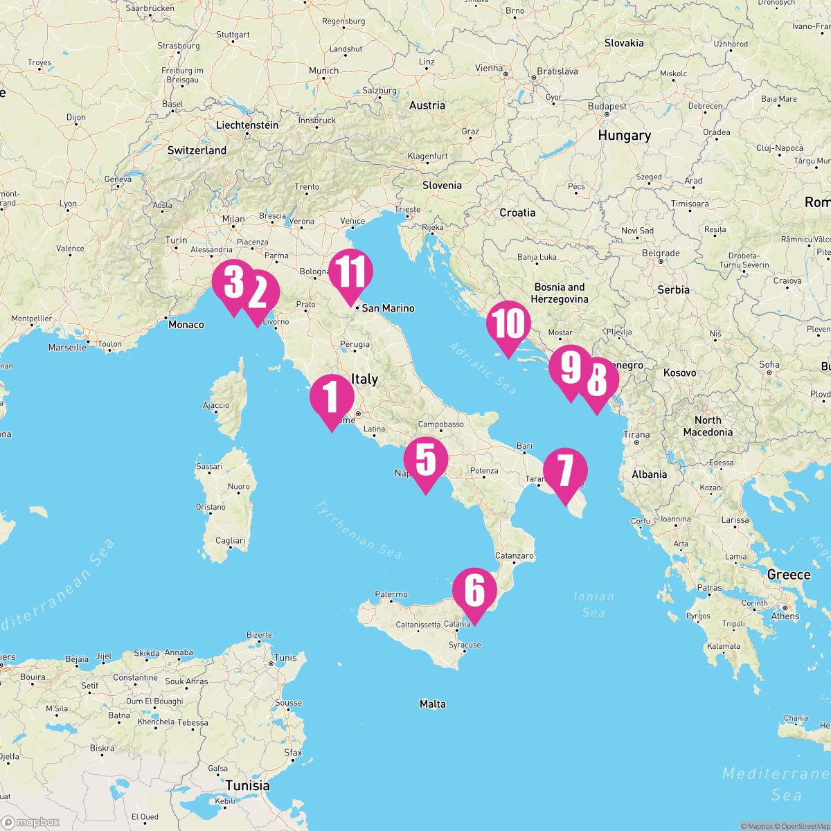 10 Night Best Of Italy & Croatia (Rome To Ravenna)