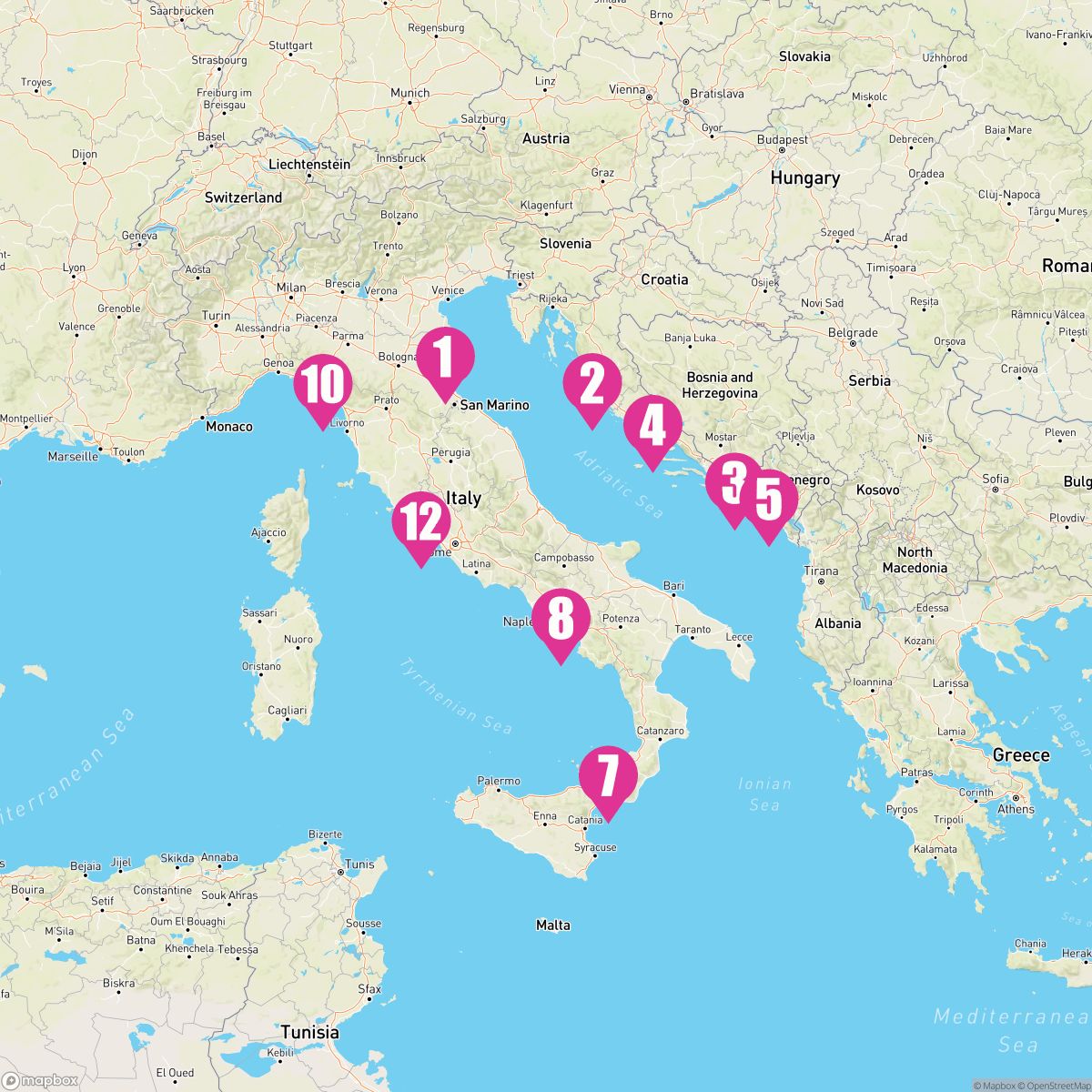 11 Night Best Of Italy & Croatia (Ravenna To Rome)