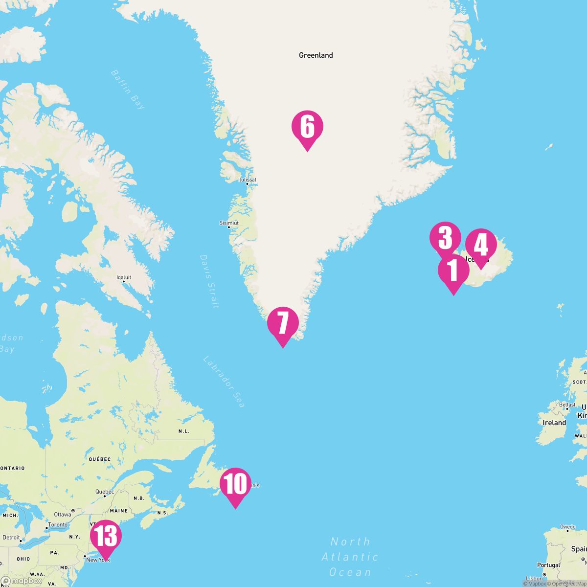 12 Night Greenland & Iceland (Reykjavik To Boston)