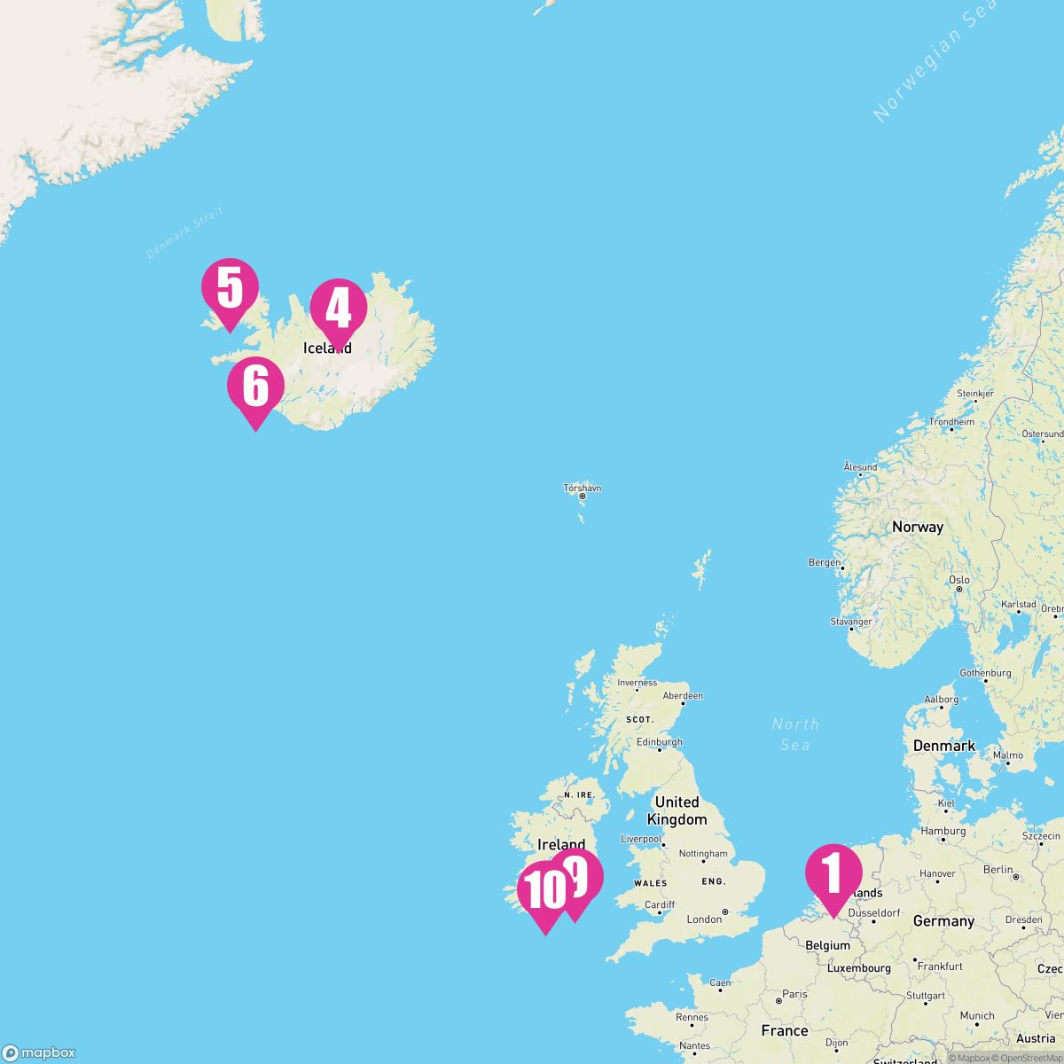 11 Night Iceland & Ireland (Amsterdam Roundtrip)