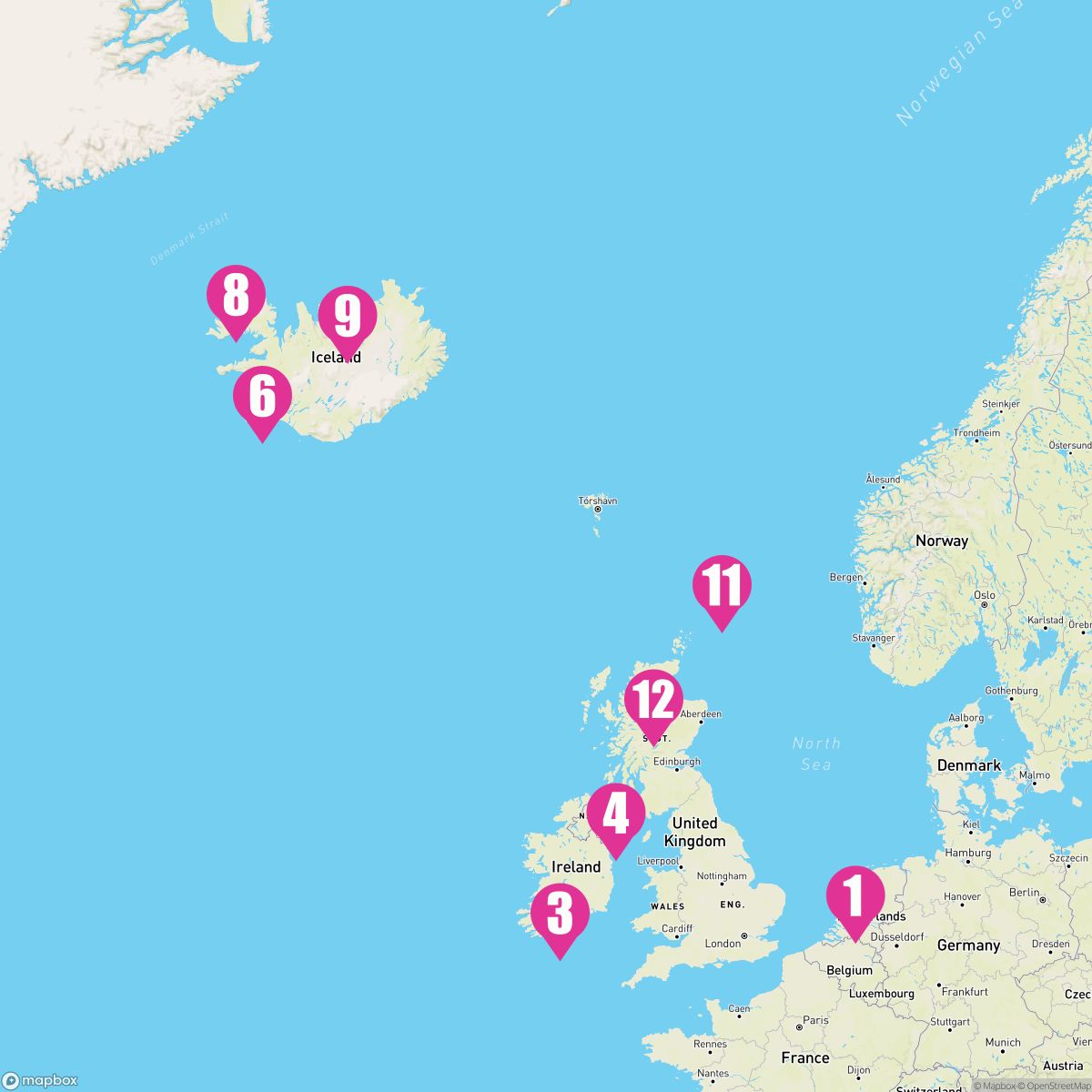 13 Night Iceland & Ireland (Amsterdam Roundtrip)