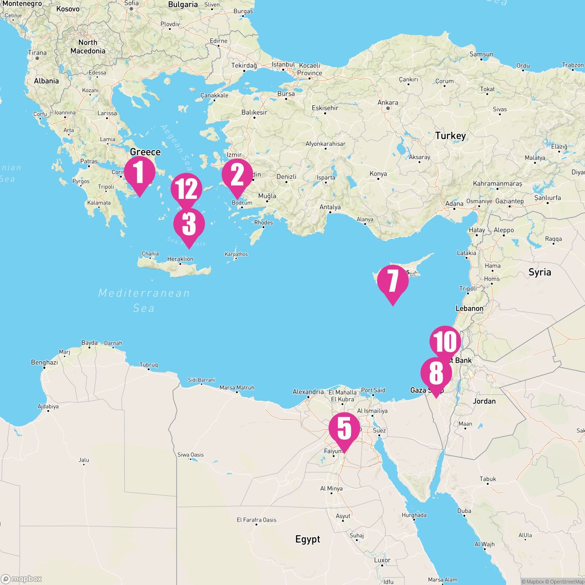 12 Night Med Israel & Egypt (Athens Roundtrip)