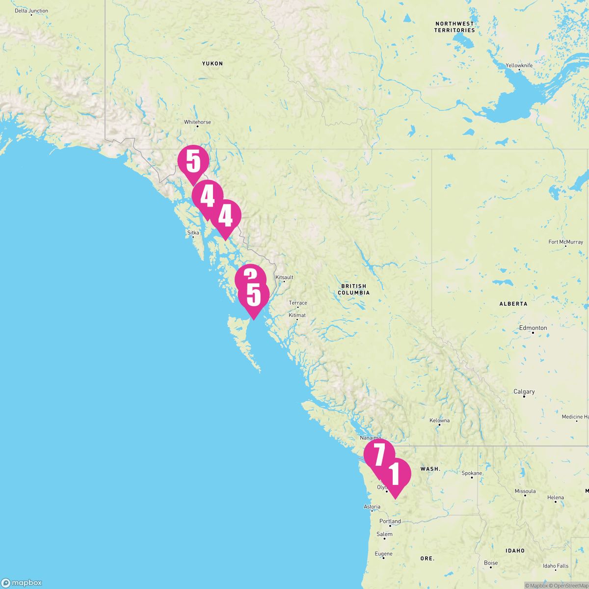7 Night Alaska Dawes Glacier (Seattle Roundtrip)