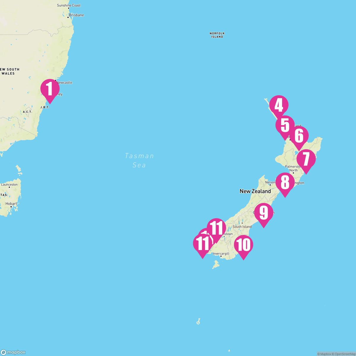 13 Night New Zealand Holiday (Sydney Roundtrip)