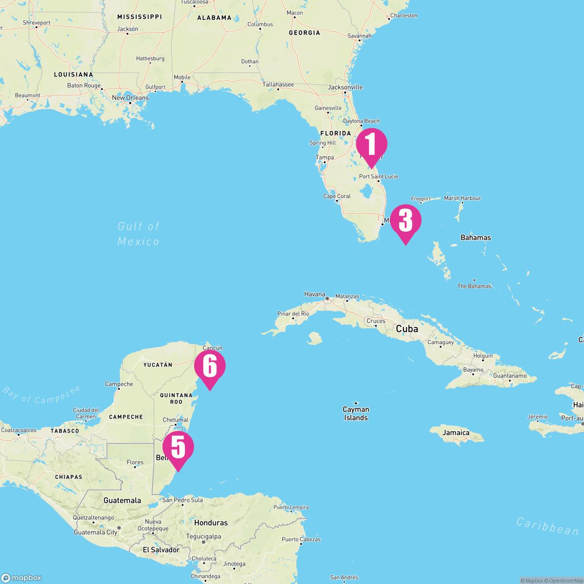 7 Night Bimini Belize & Mexico (Port Canaveral Roundtrip)