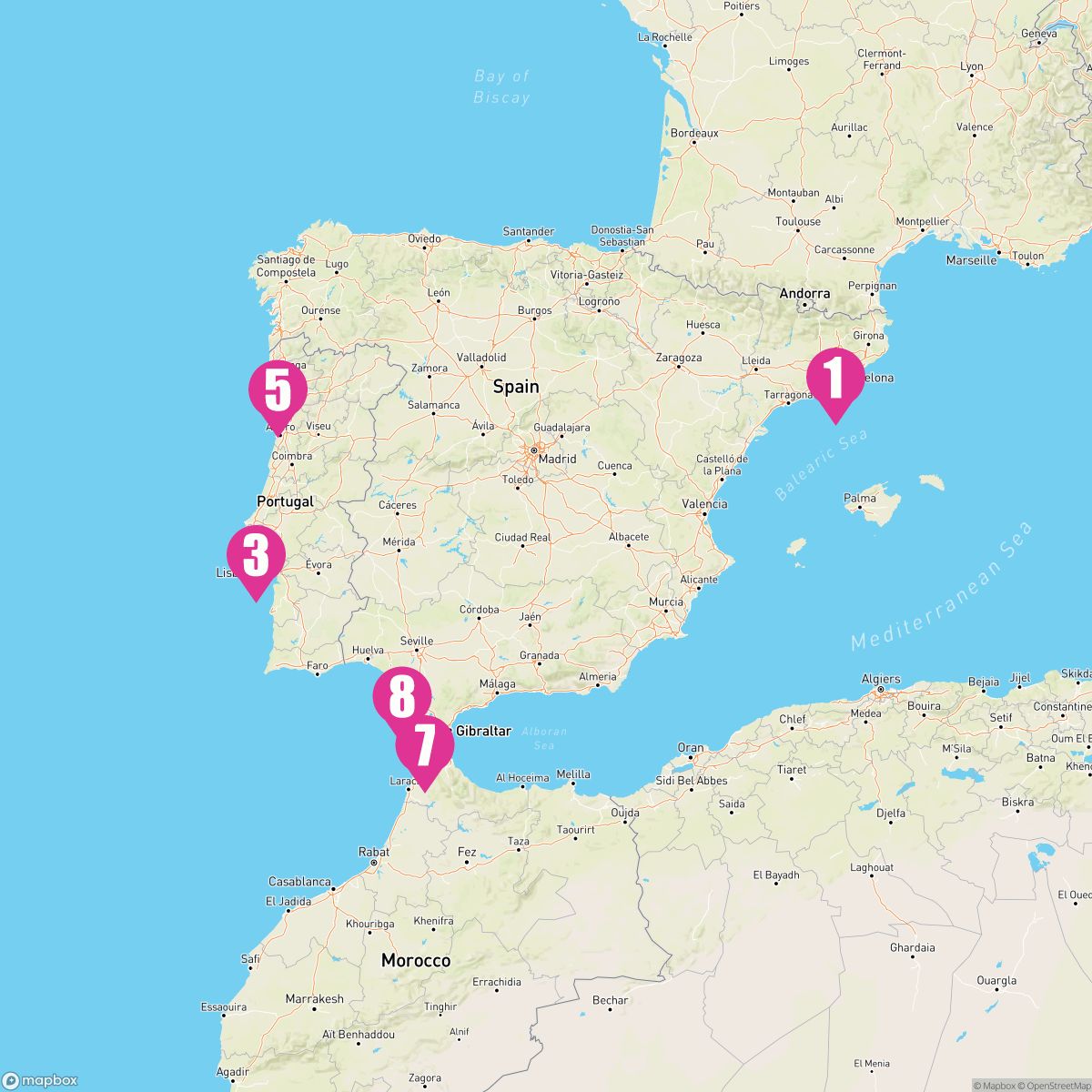 9 Night Spain Portugal & Morocco (Barcelona Roundtrip)