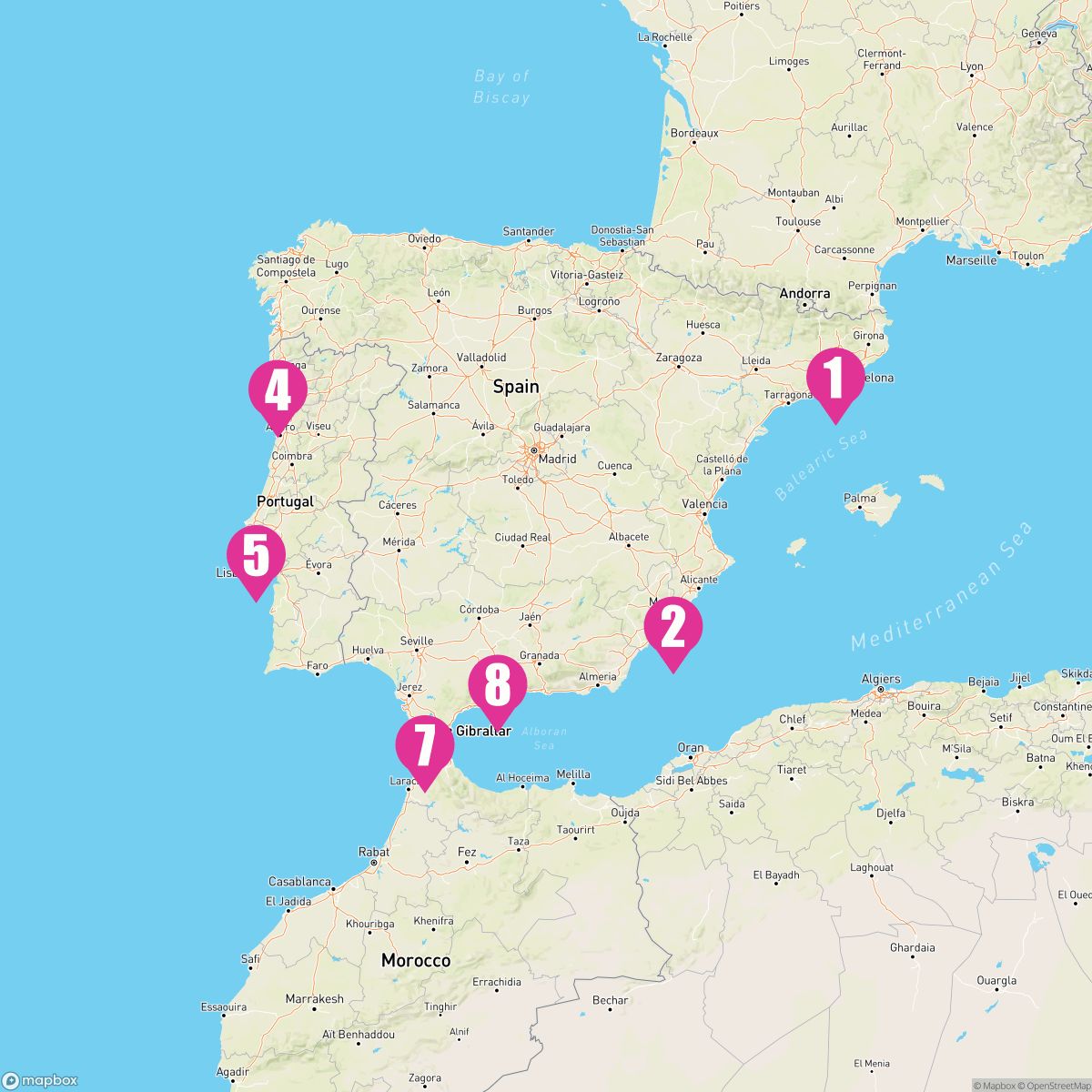 9 Night Spain Portugal & Morocco (Barcelona Roundtrip)