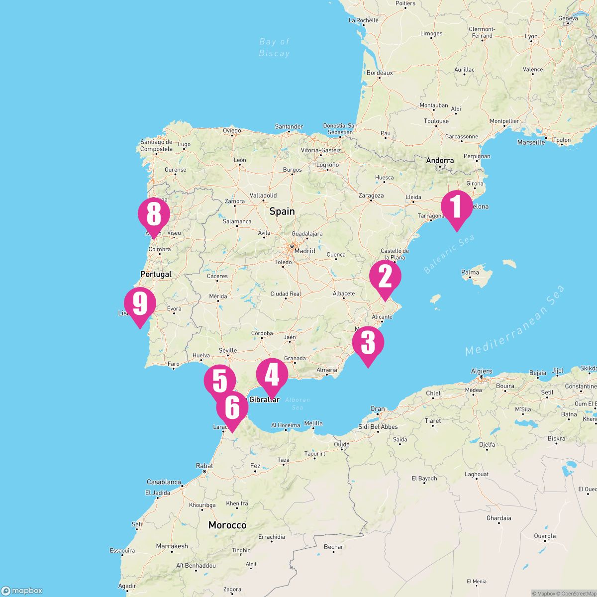 8 Night Spain & Portugal (Barcelona To Lisbon)
