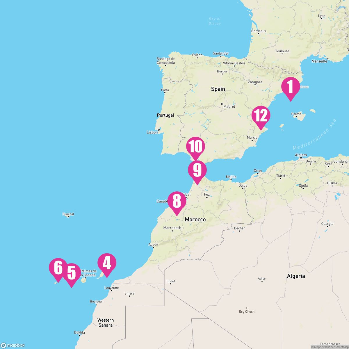 12 Night Canaries Morocco & Spain Holiday (Barcelona Roundtrip)