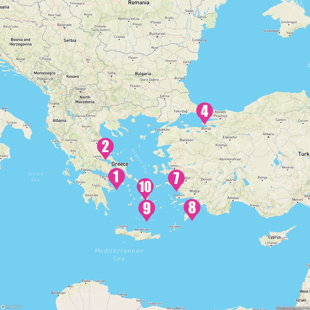 10 Night Greece & Turkey (Athens Roundtrip)
