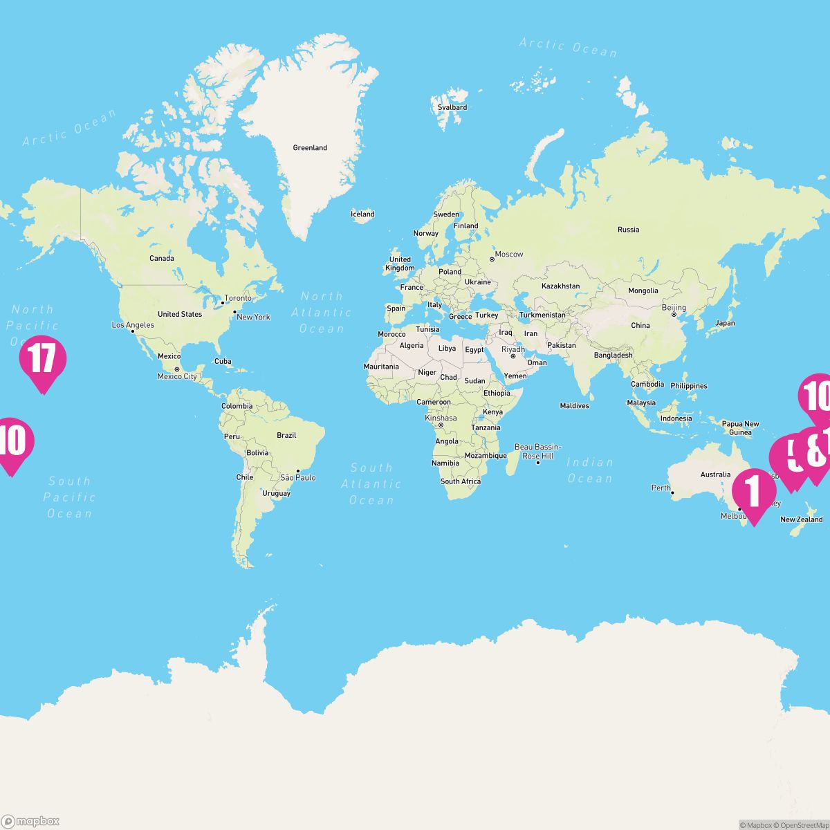 17 Night Fiji Transpacific (Sydney To Honolulu)