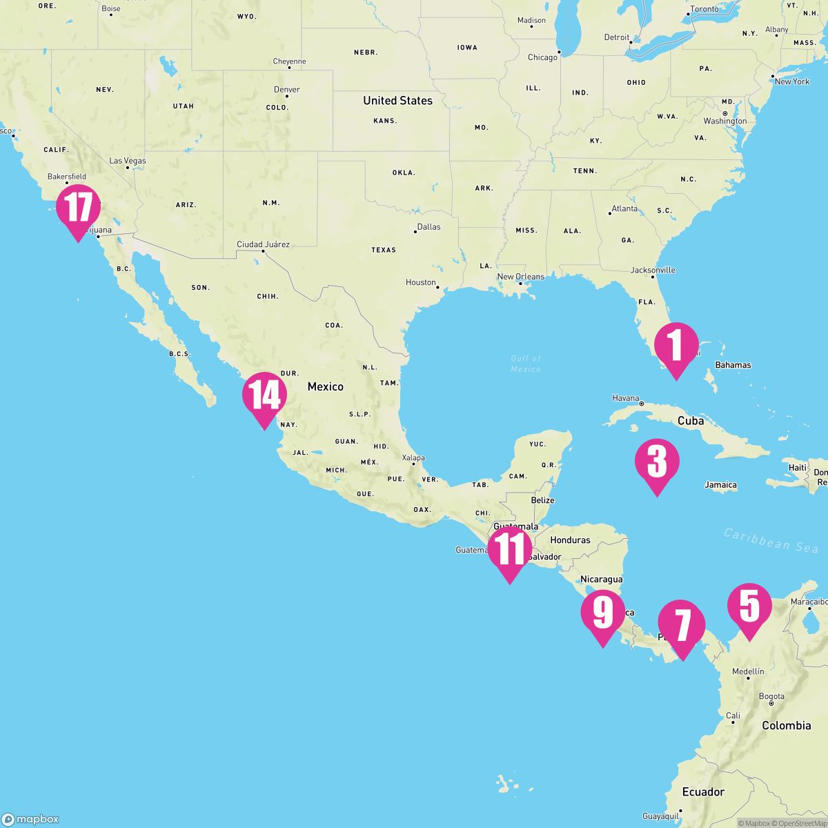 16 Night Panama Canal Westward (Ft. Lauderdale To Los Angeles)
