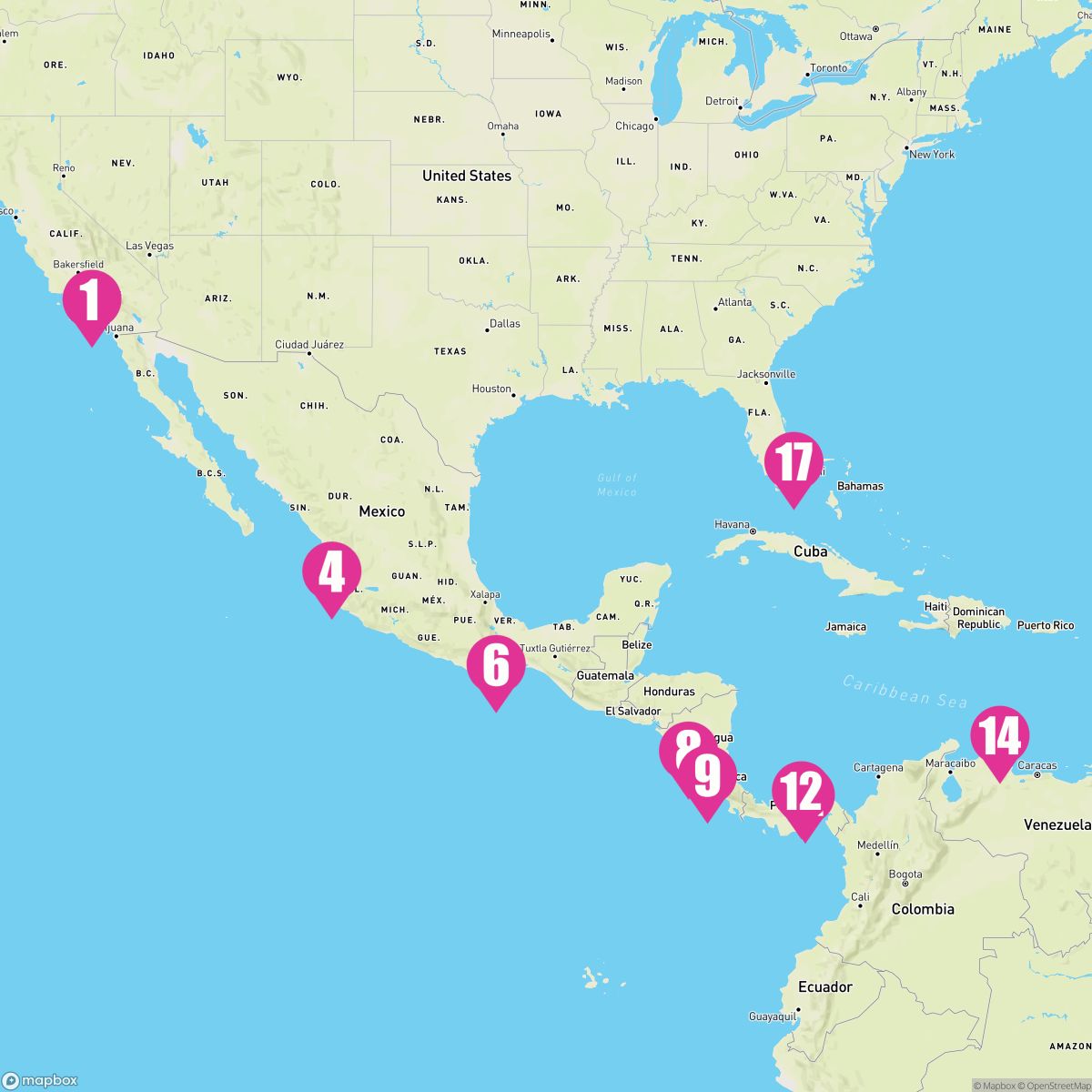 16 Night Panama Canal - Ocean To Ocean (Los Angeles To Ft. Lauderdale)
