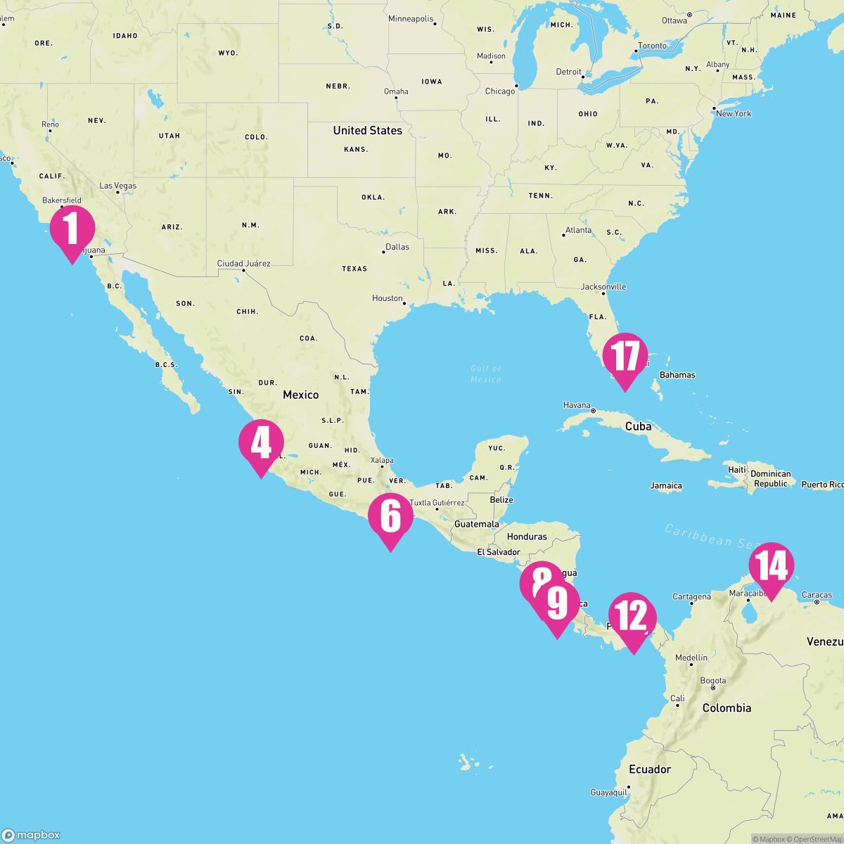 16 Night Panama Canal - Ocean To Ocean (Los Angeles To Ft. Lauderdale)