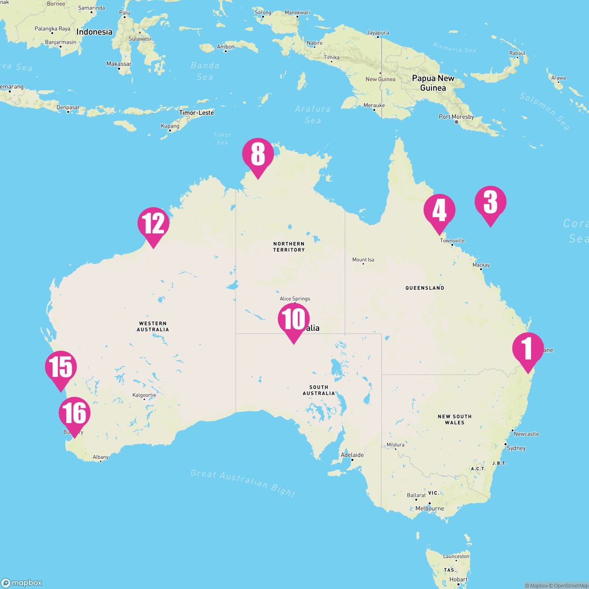 15 Night Northern Explorer (Brisbane To Fremantle)